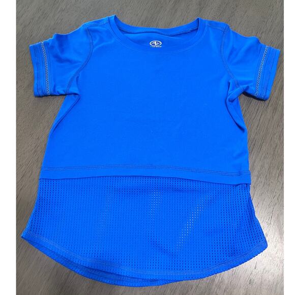 Girl's Athletic Works Blue Gym T-shirt - Picture 1 of 3